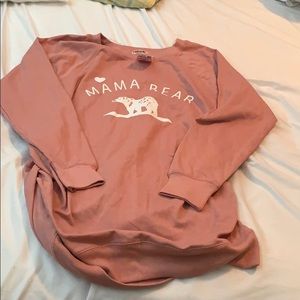 Maternity sweatshirt